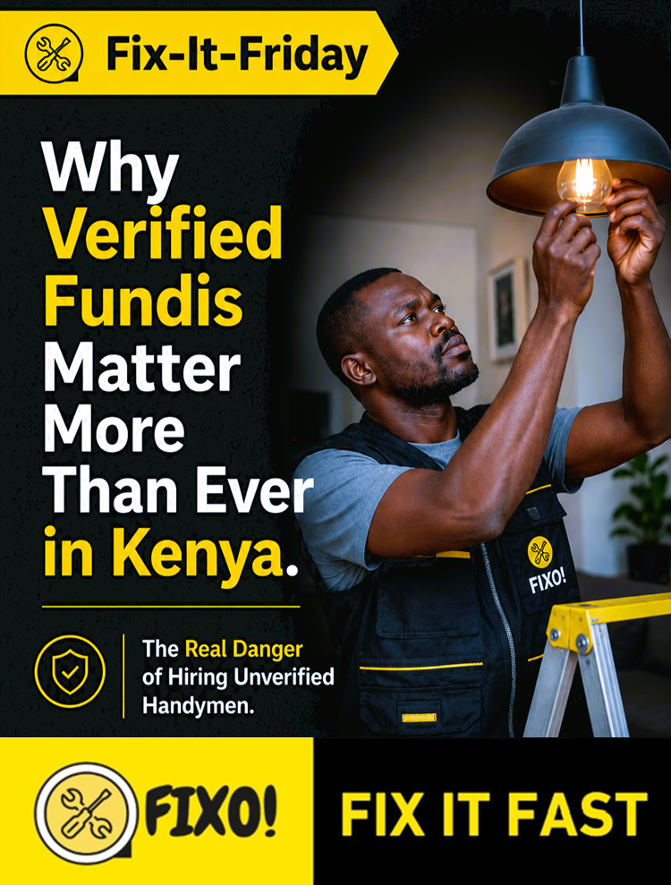 Why Verified Handymen Matter for Home Repairs in Kenya